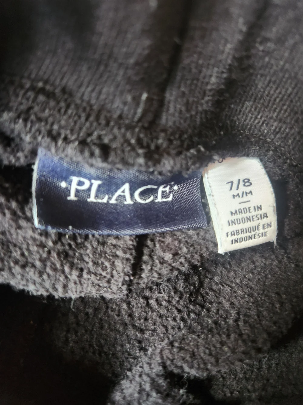 Children's Place Kids Jogger Pants in Light Gray & Black